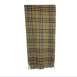 Burberry Vintage Wool and Cashmere Scarf